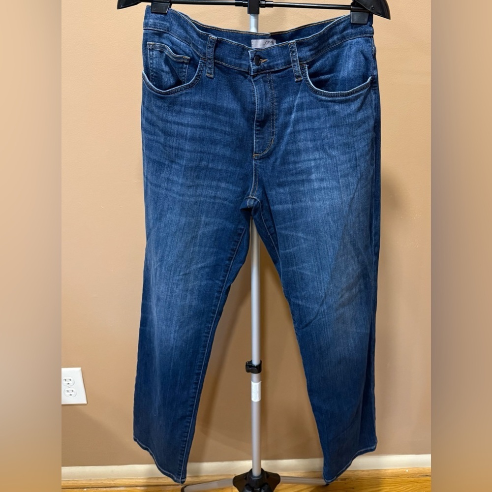 Joe’s Jeans Brixton Straight Narrow Jeans Repose Wash Medium Dark Blue 34x32